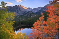 bear lake, aspen, classic, horizontal, longs peak